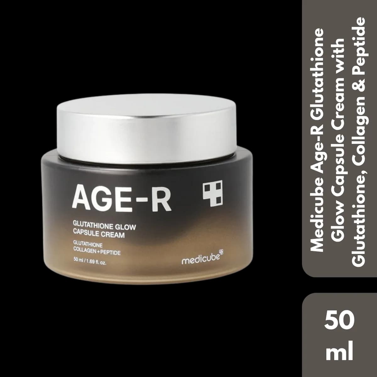 Medicube Age-R Glutathione Glow Capsule Cream with Glutathione, Collagen & Peptide 50ml